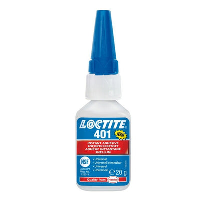 LOCTITE® 401 3g, clear - fast curing instant adhesive