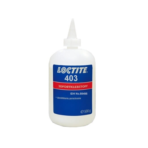 LOCTITE® 403 500g, clear - instant adhesive is a medium viscosity product with low odor