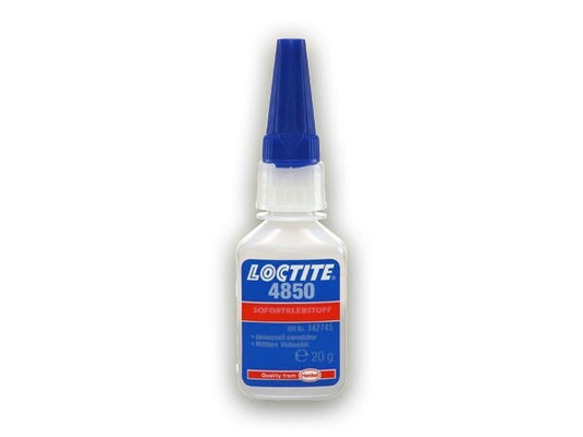 LOCTITE® 4850 20g, ultra clear - instant adhesive, flexible and bendable, low viscosity