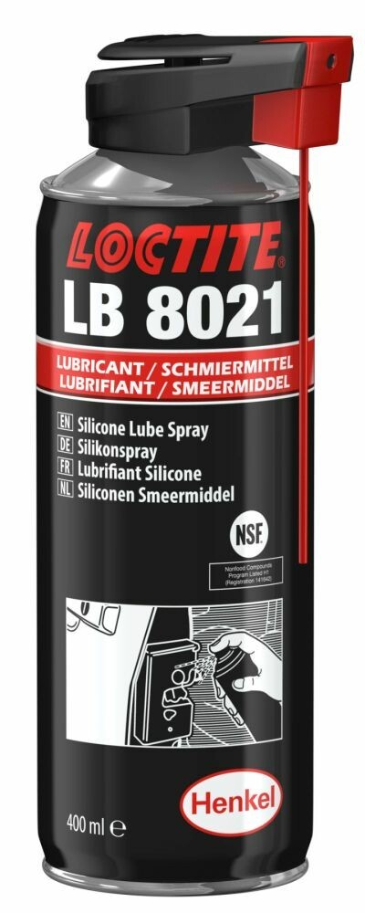 LOCTITE® LB 8021 400ml, ultra clear - general purpose, low-viscosity silicone oil